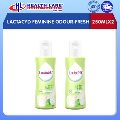 LACTACYD FEMININE ODOUR-FRESH (250MLX2)